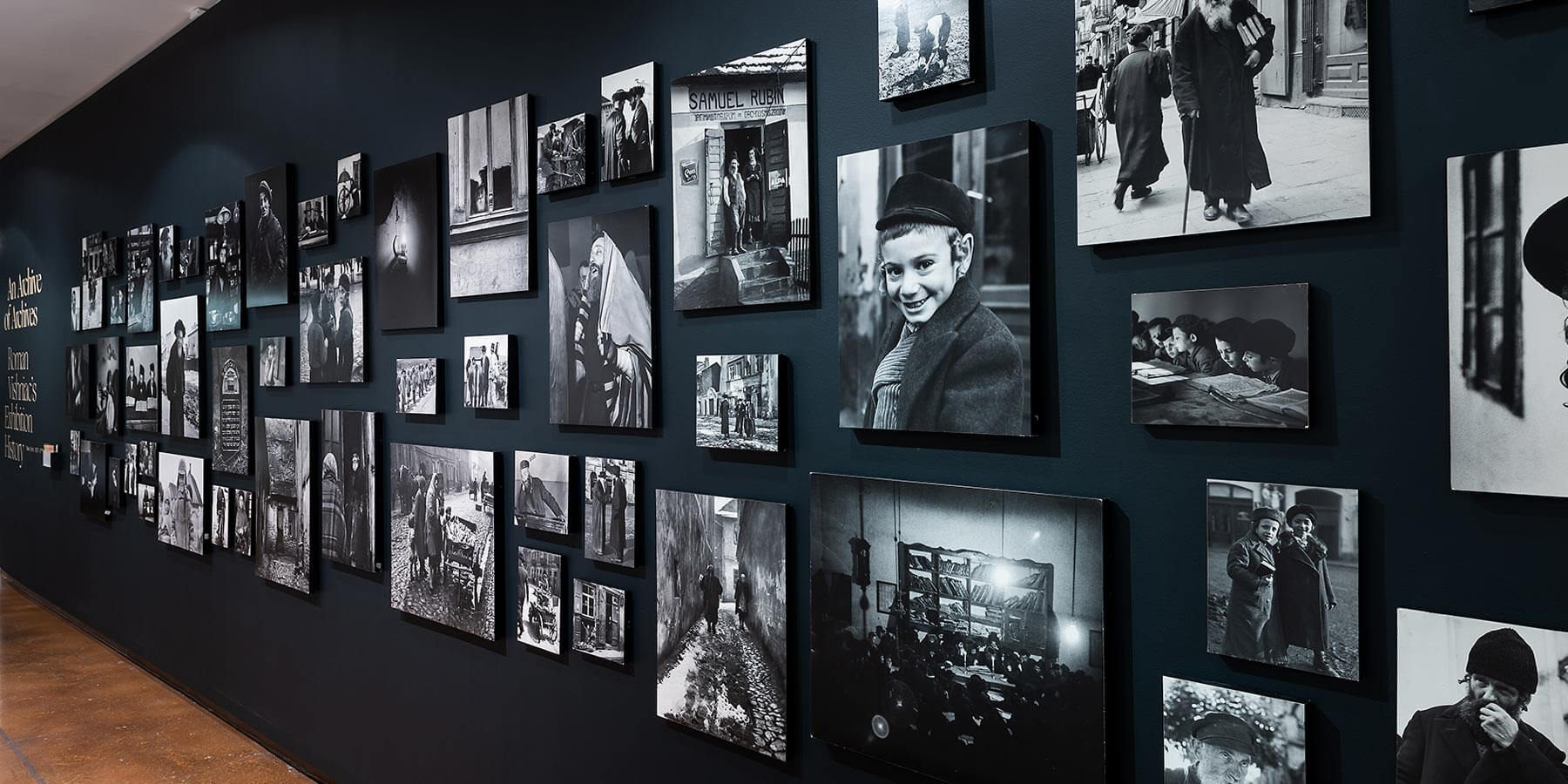photographs by roman vishniac hung at the magnes collection of jewish life and art