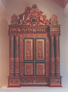 Torah Ark from the Tekkumbhagam Synagogue (Mattancherry, Kochi, Kerala, India)