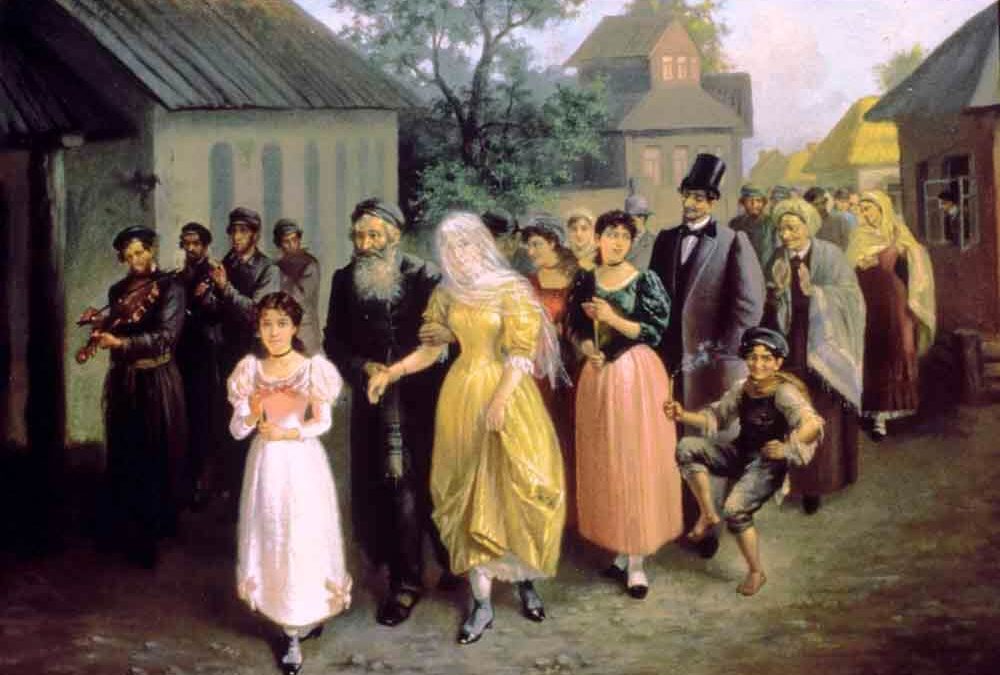 The Jewish Wedding, by “A. Trankowski” (Poland, ca. 1875 – 1900)