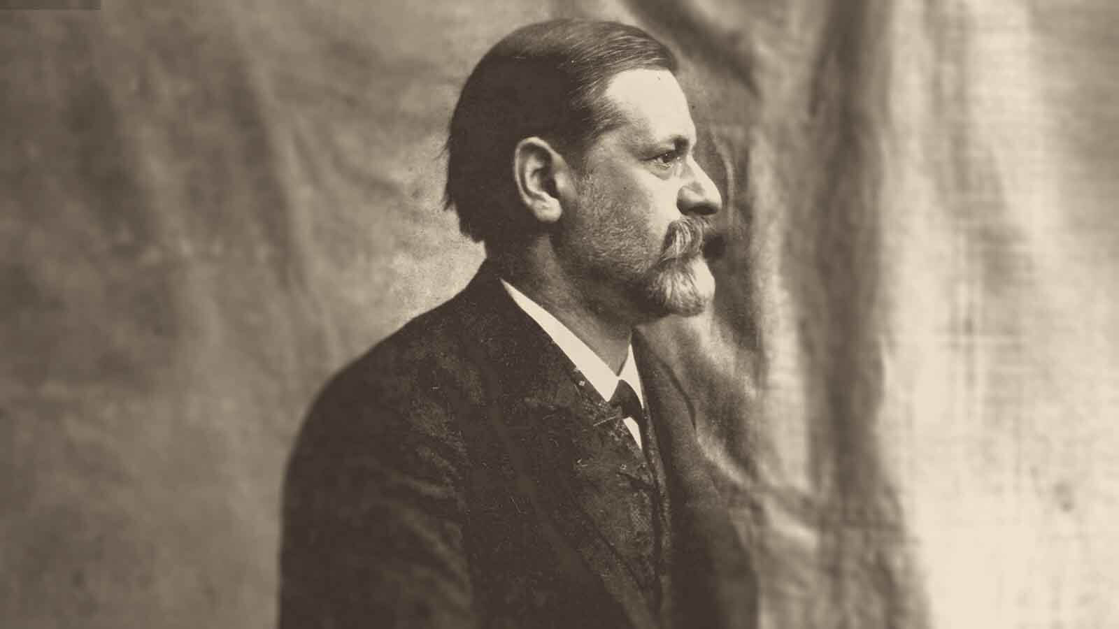 Profile portrait of Sigmund Freud
